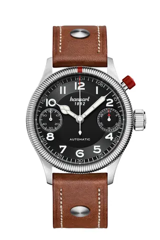 PIONEER MonoScope, black fluted bezel, 45 mm