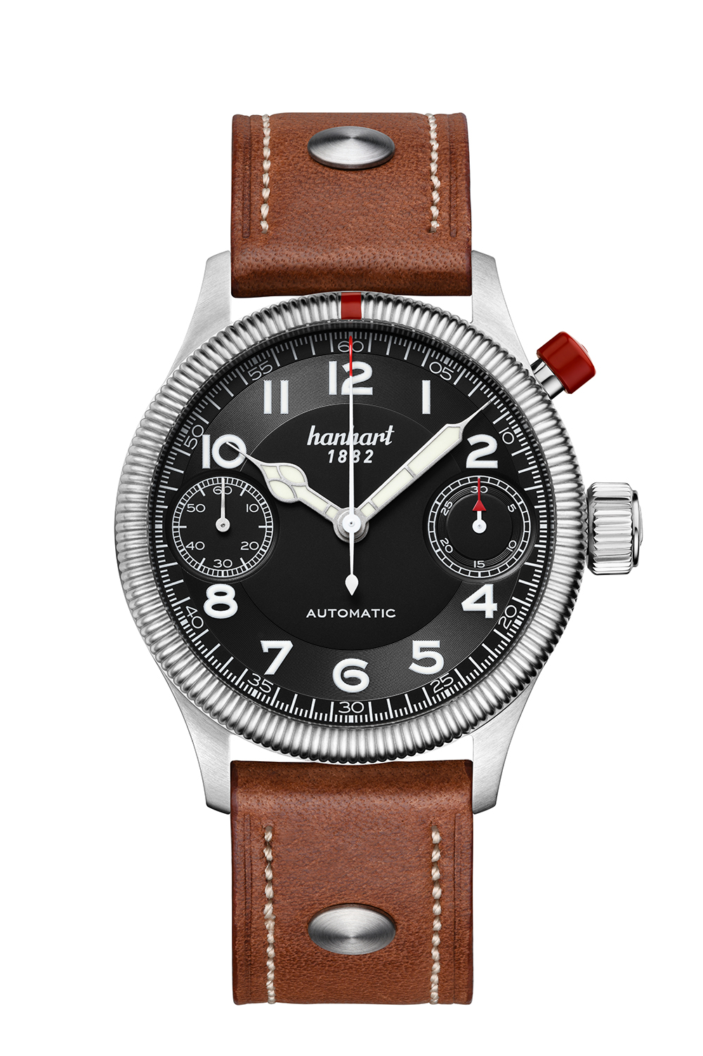 PIONEER MonoScope, black fluted bezel, 45 mm