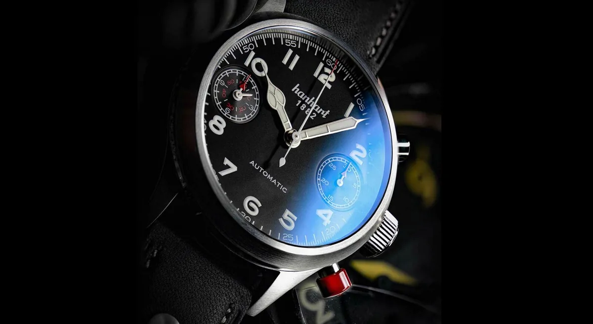 PIONEER TwinDicator, black, smooth bezel, 45 mm selected view