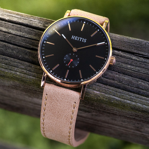 Heitis Classic Rose Gold Case - Black Dial thumbnail 2