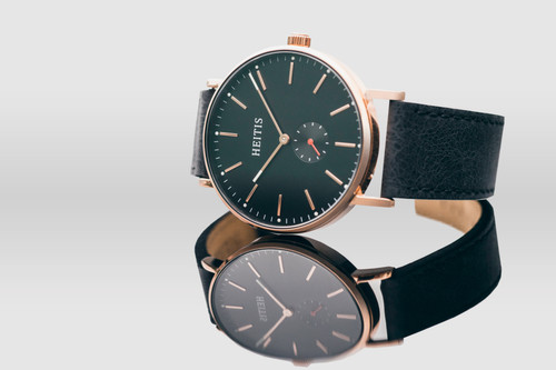 Heitis Classic Rose Gold Case - Black Dial thumbnail 4