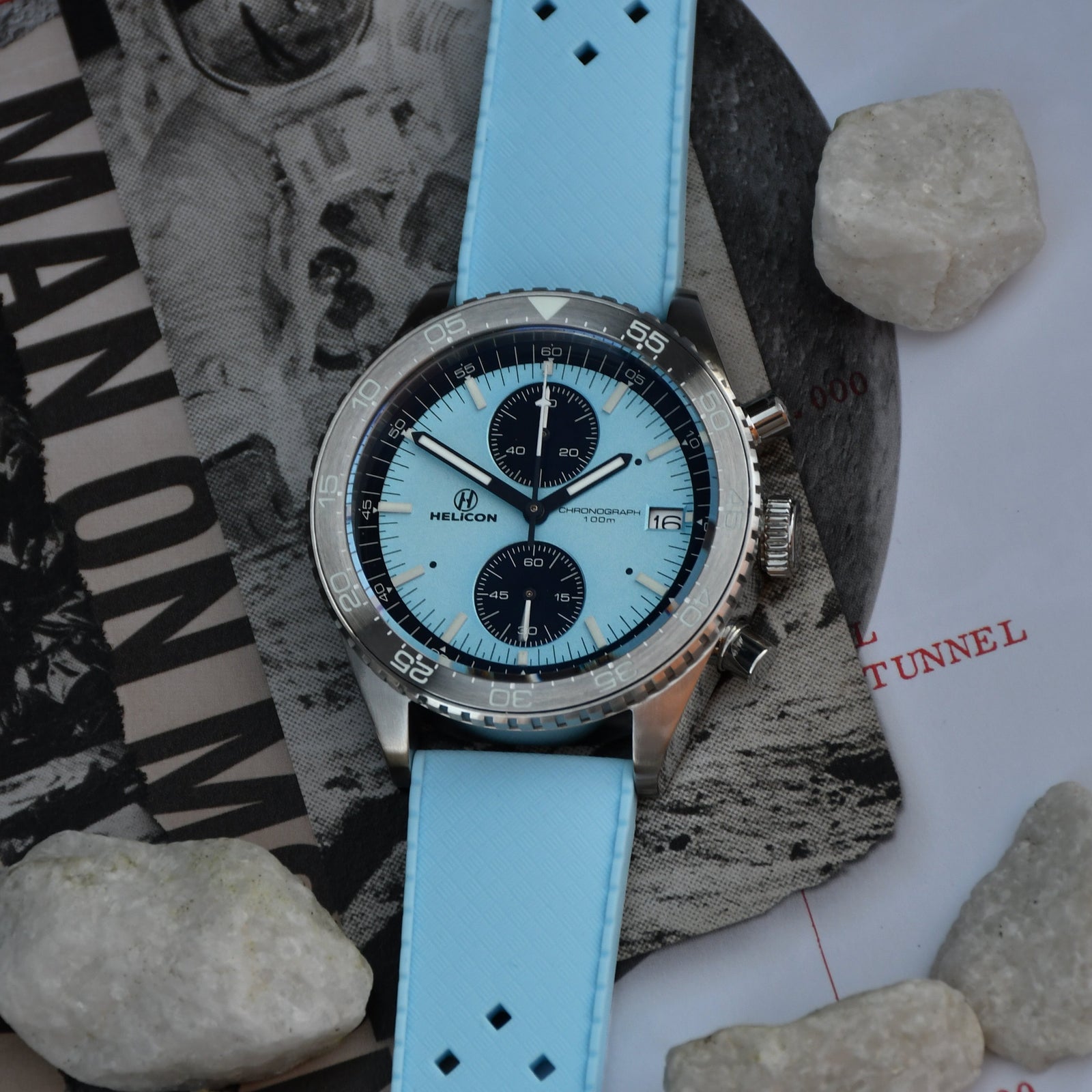 Helicon Professional Chronograph - Stratos Light Blue thumbnail 8