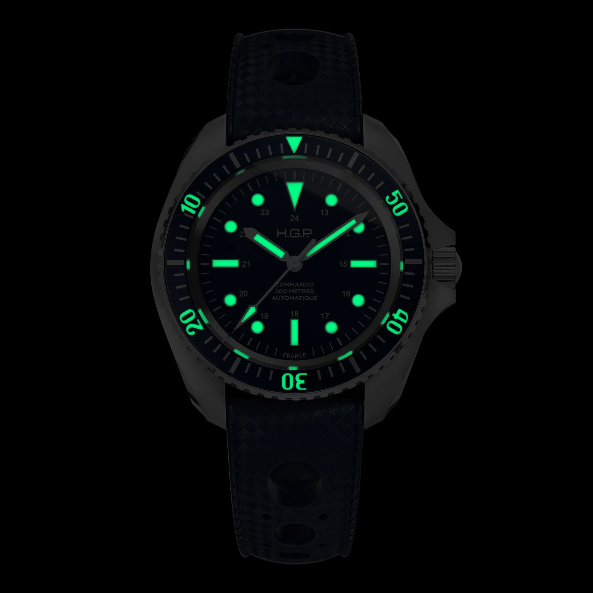 Diver 200M Automatic Commando Diving Watch - Blue thumbnail 3