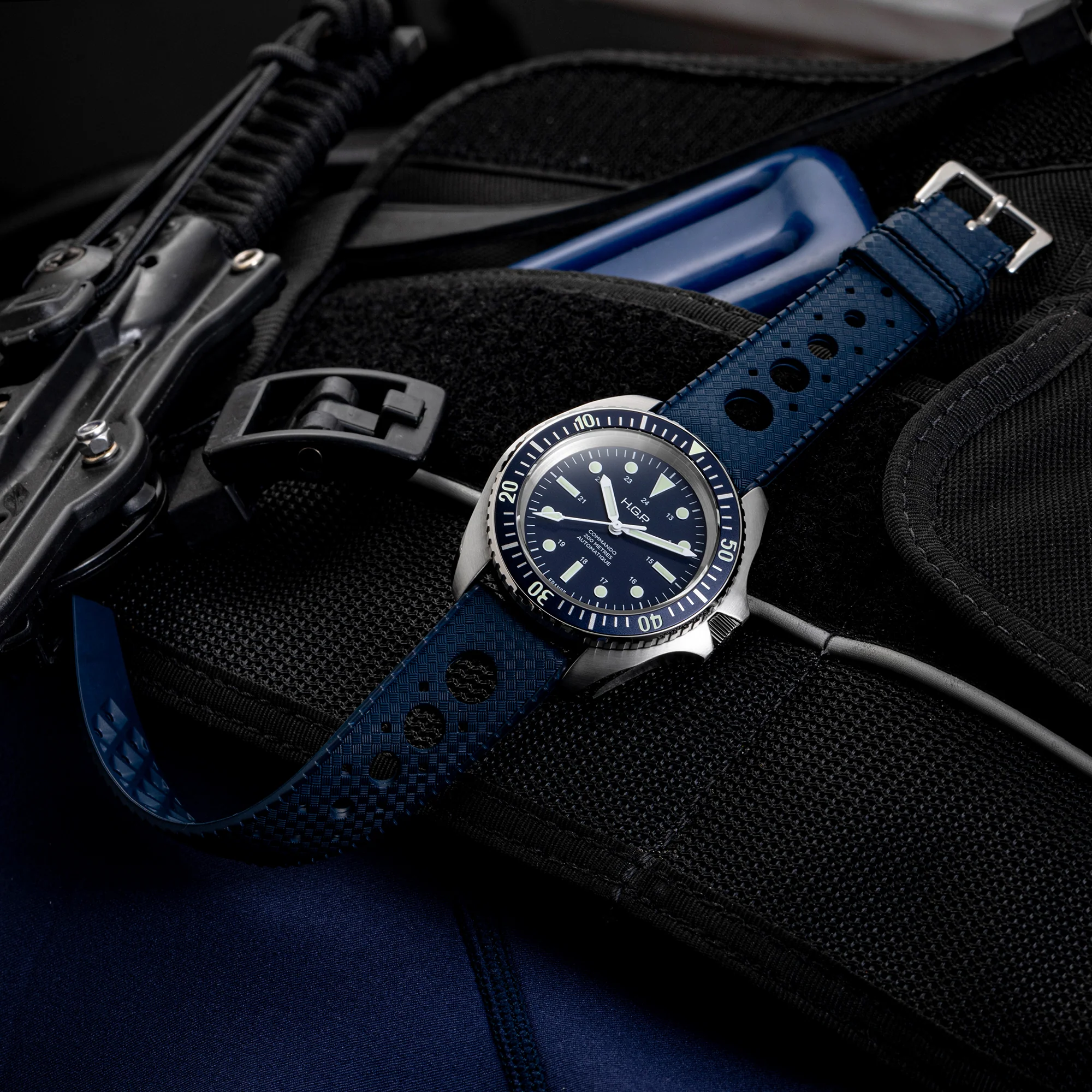 Diver 200M Automatic Commando Diving Watch - Blue thumbnail 4