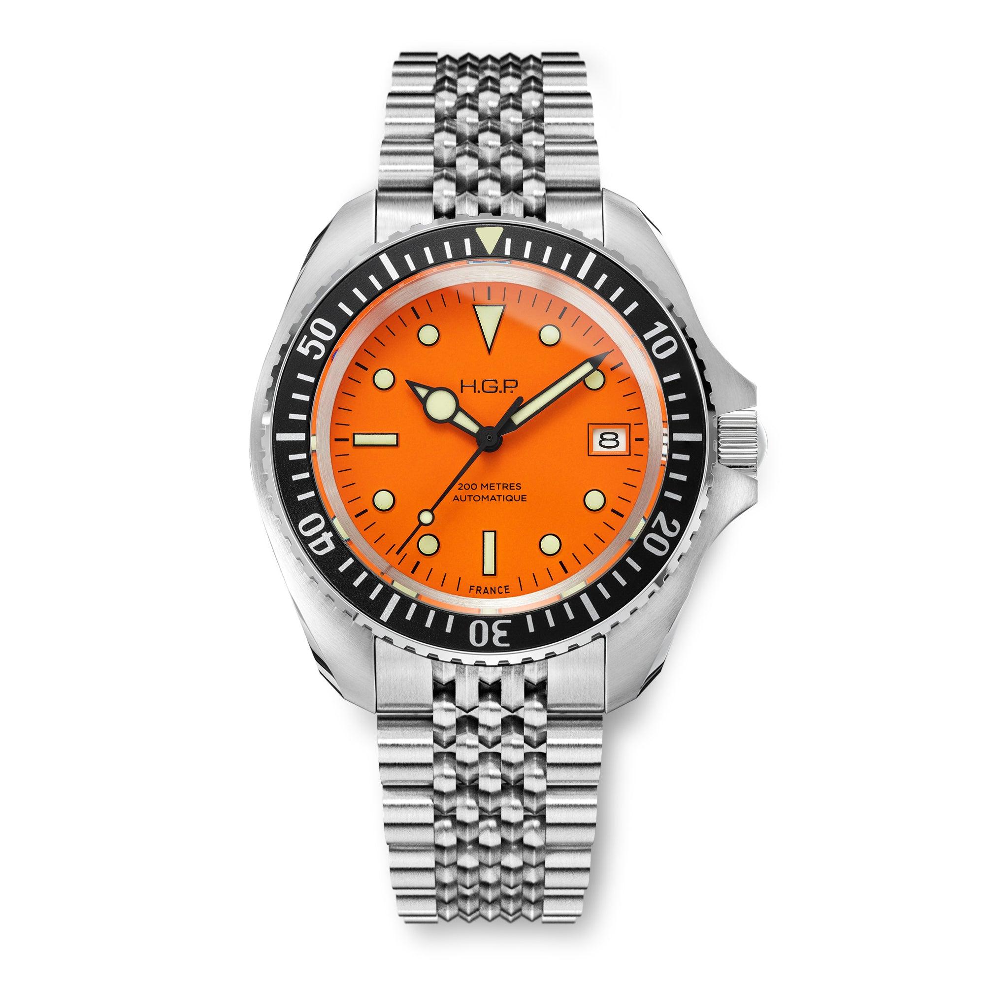 Diver 200M Automatic Diving Watch - Orange thumbnail 2