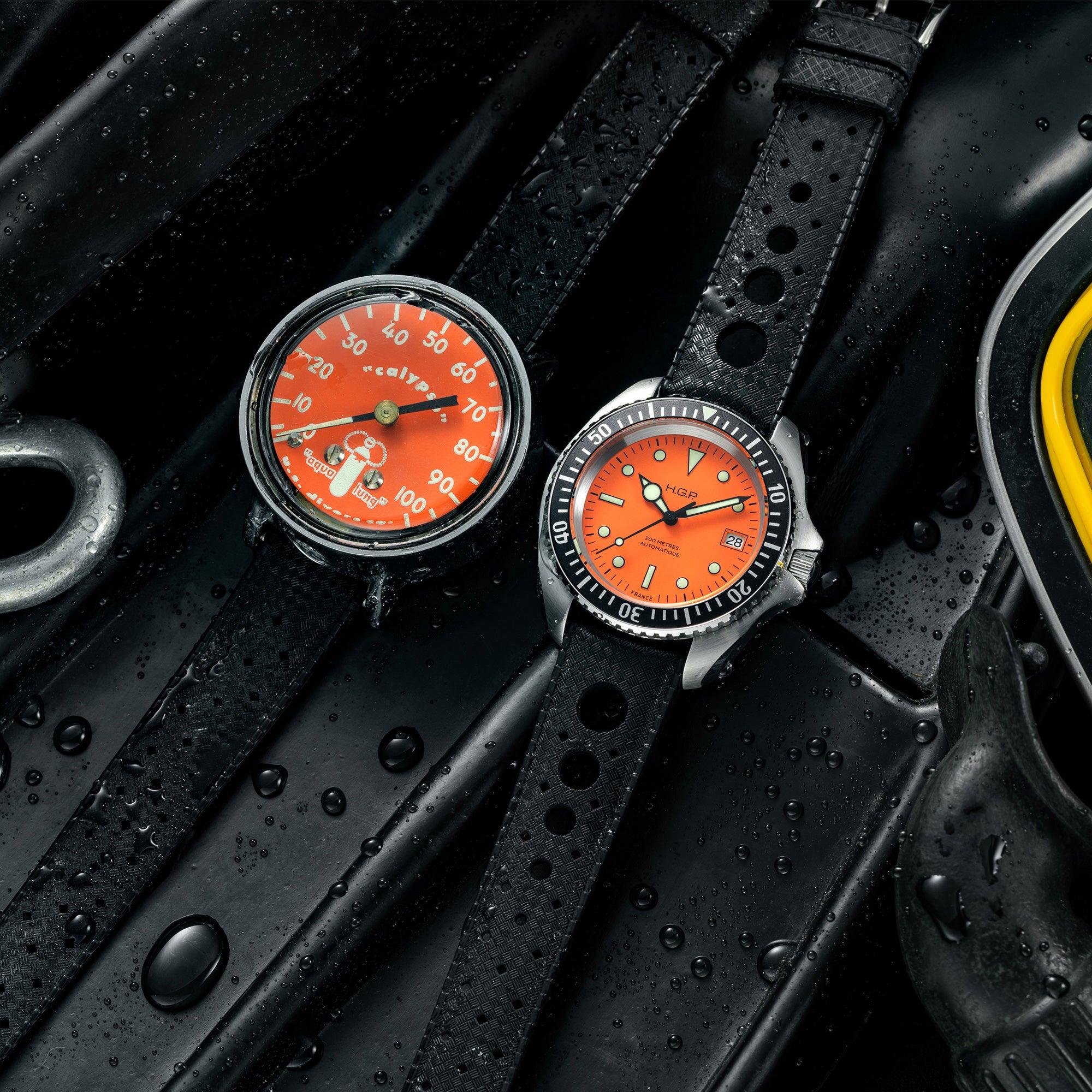 Diver 200M Automatic Diving Watch - Orange thumbnail 4