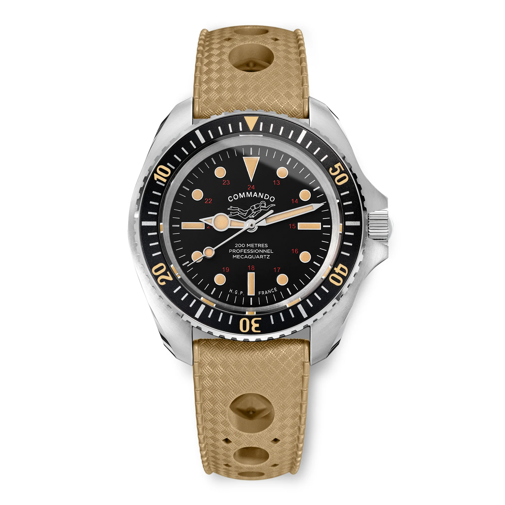 Diver 200M Mecaquartz Commando Diving Watch - Vintage thumbnail 2