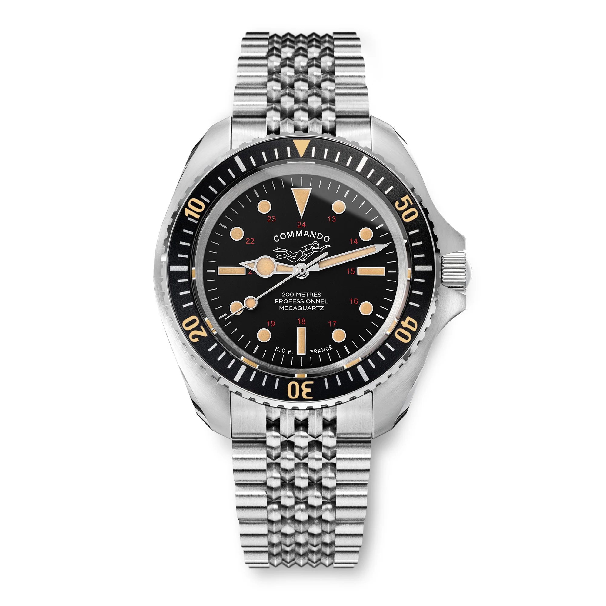 Diver 200M Mecaquartz Commando Diving Watch - Vintage thumbnail 3