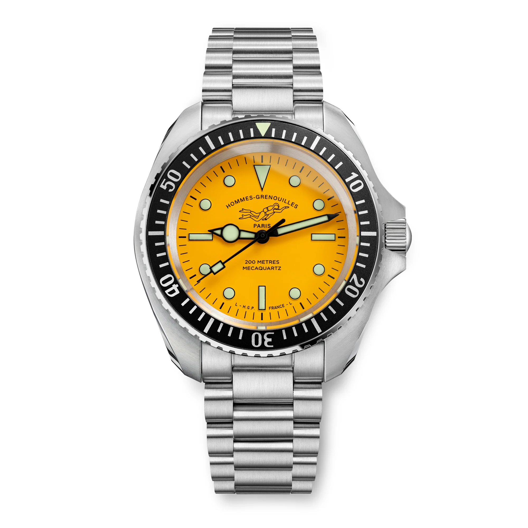 Diver 200M Mecaquartz Diving Watch - Yellow thumbnail 2