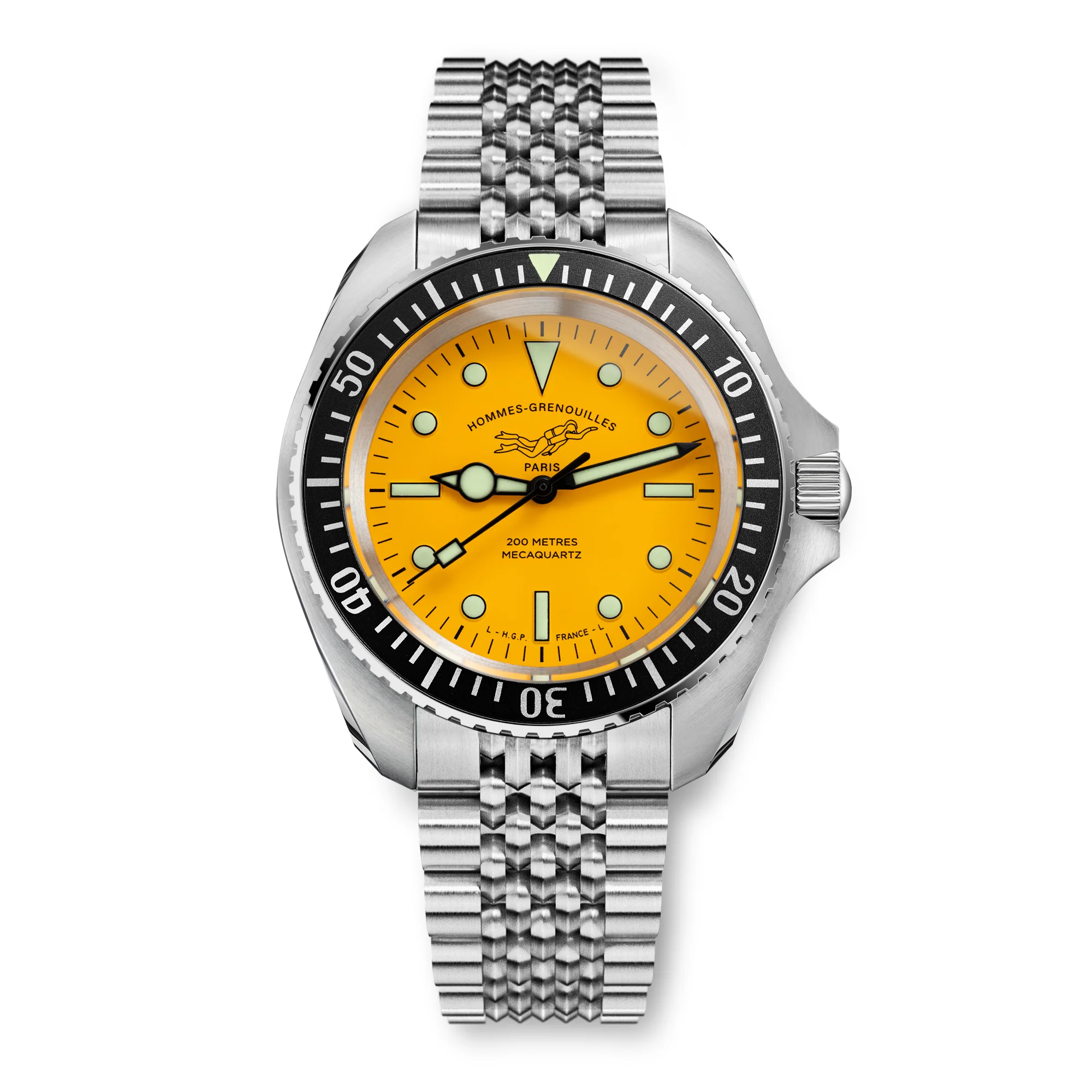 Diver 200M Mecaquartz Diving Watch - Yellow thumbnail 3