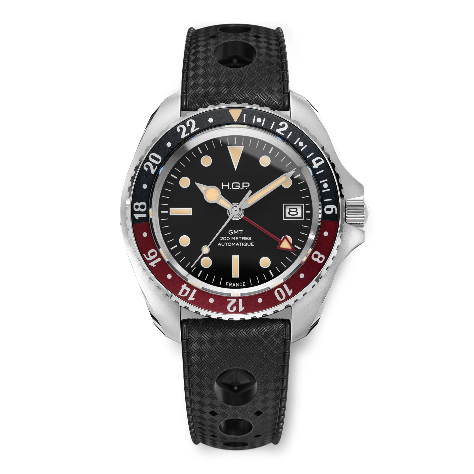 Diver GMT 200M Automatic Vintage Watch - "Coke" selected view