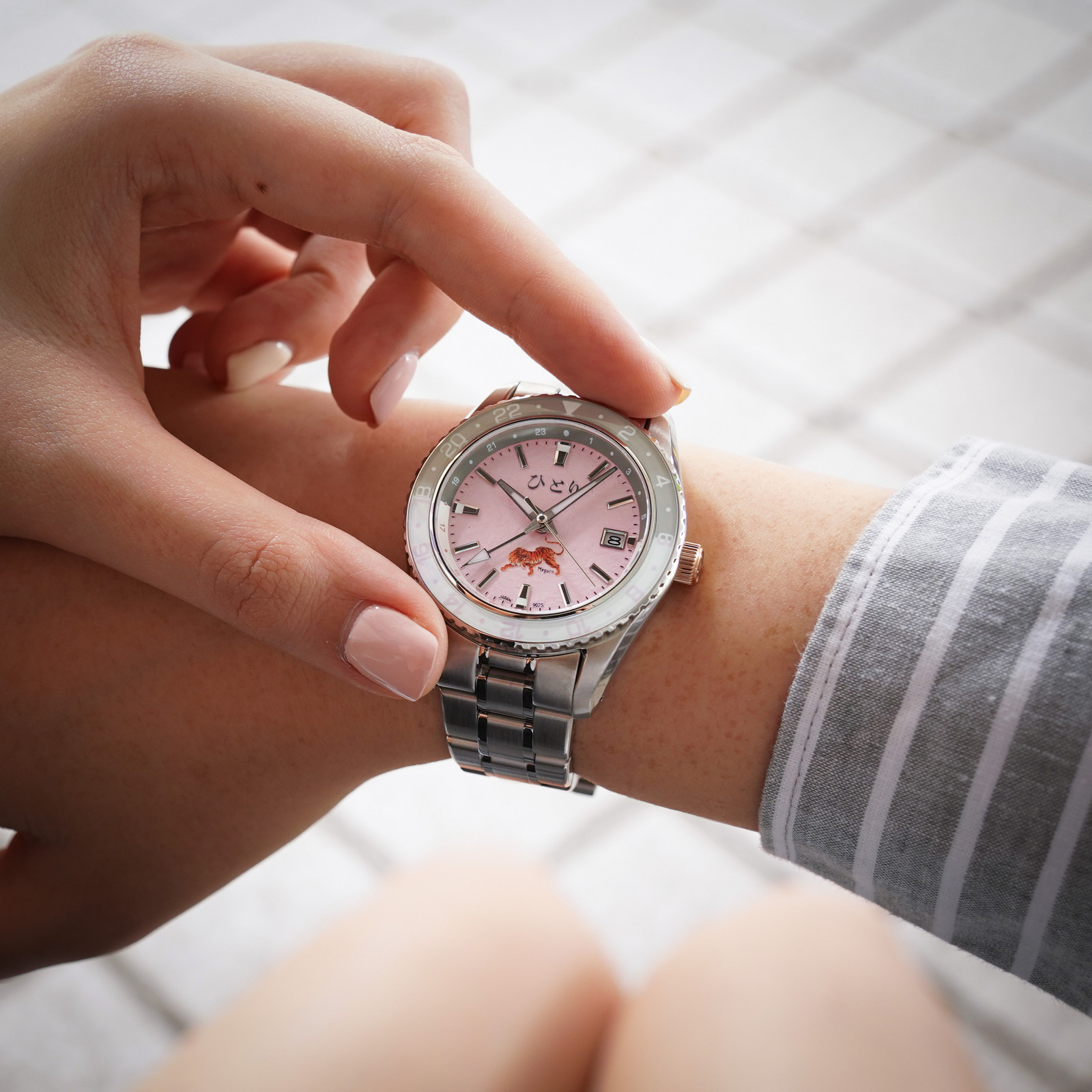 Meguro GMT TORA Blossom Pink Roze ロゼ thumbnail 2