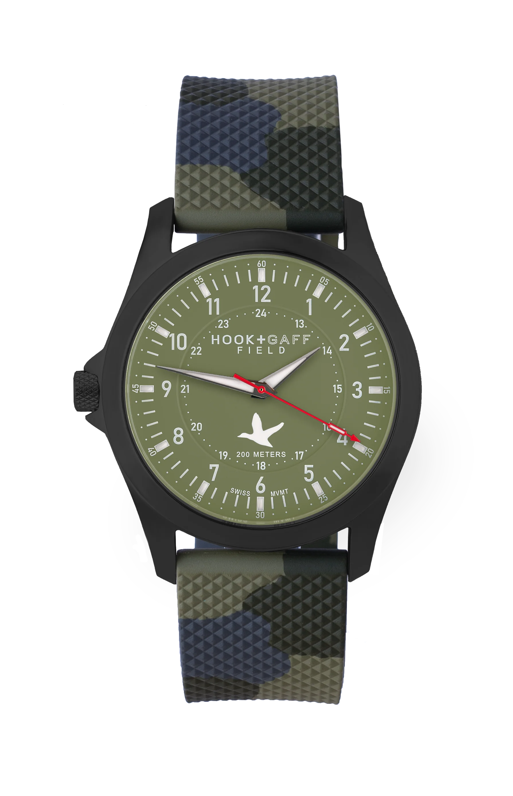 Field Watch Black PVD - Olive Dial selected view