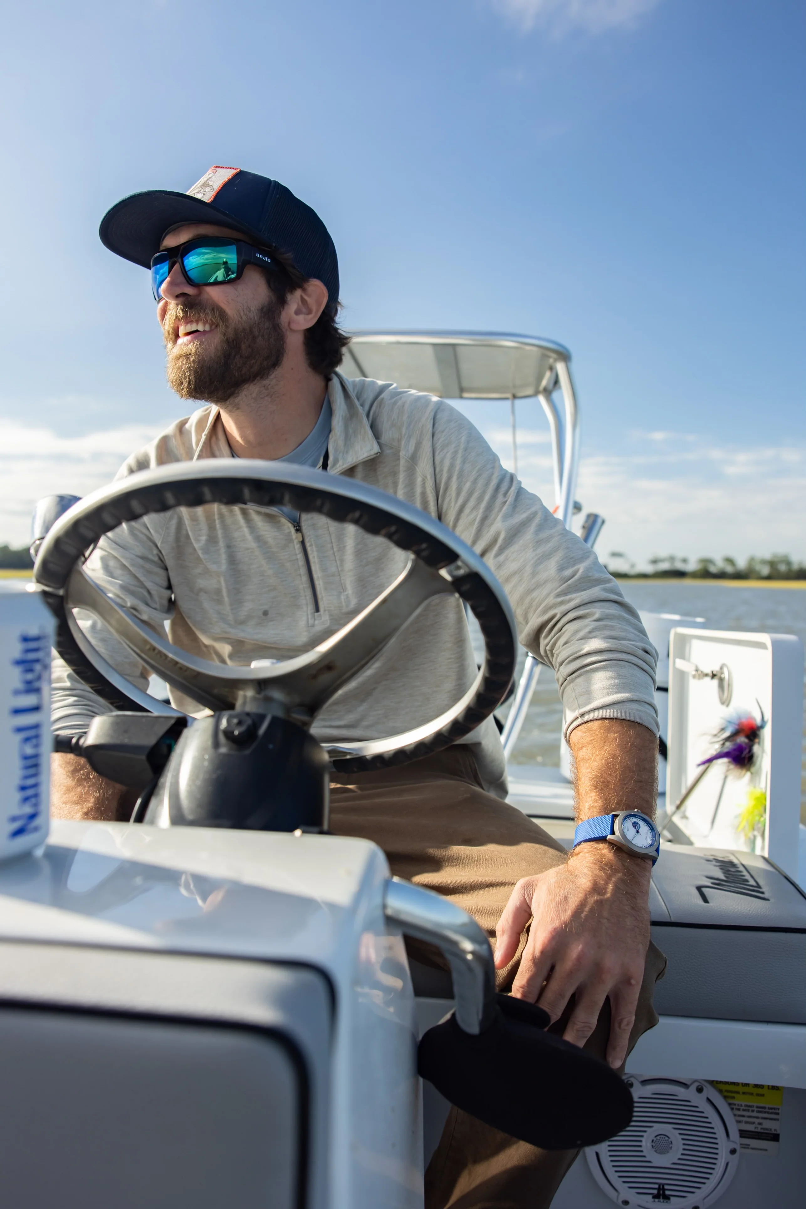 King Tide Watch - White and Blue Dial thumbnail 2
