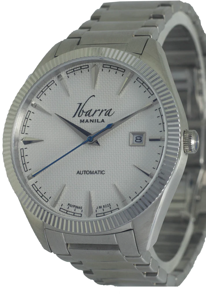 RIZAL 40MM AUTOMATIC STEEL WATCH (WHITE DIAL) thumbnail 2