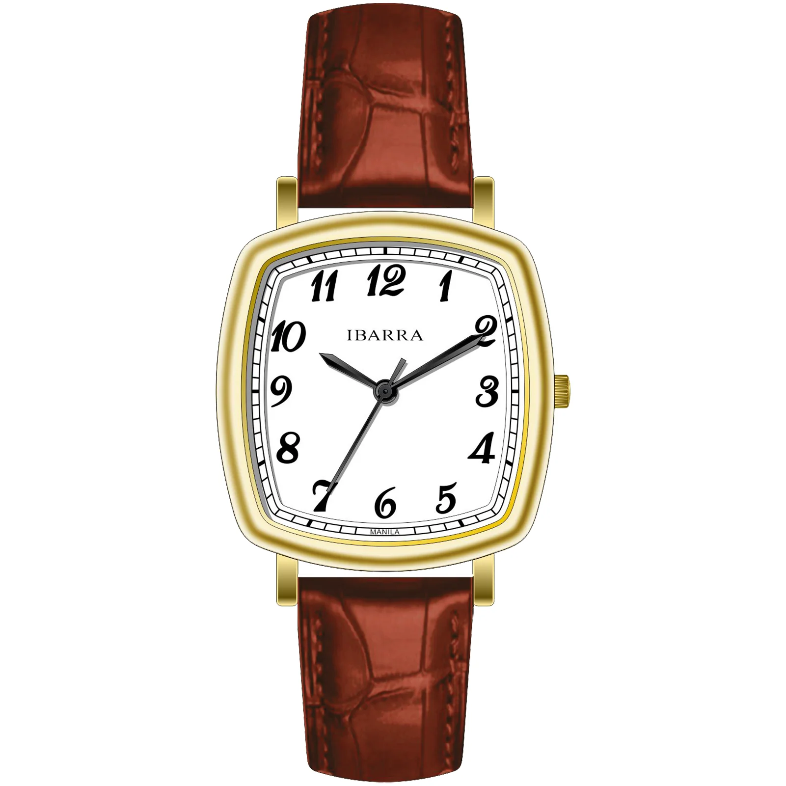 Trofeo 1898 Quartz (Classic Gold - White Enamel Dial) thumbnail 2