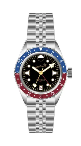 Oceanguard GMT - Jet Black w/ Pepsi Bezel