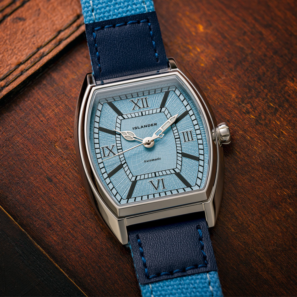 Islander Astoria Automatic Dress Watch with Pale Blue Dial #ISL-263 thumbnail 2