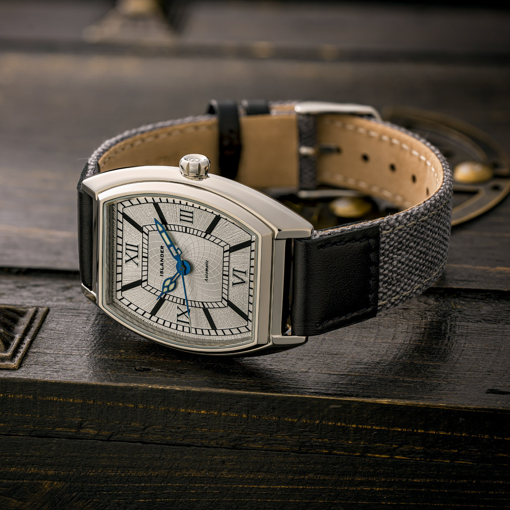 Islander Astoria Automatic Dress Watch with Silver Dial #ISL-262 thumbnail 2