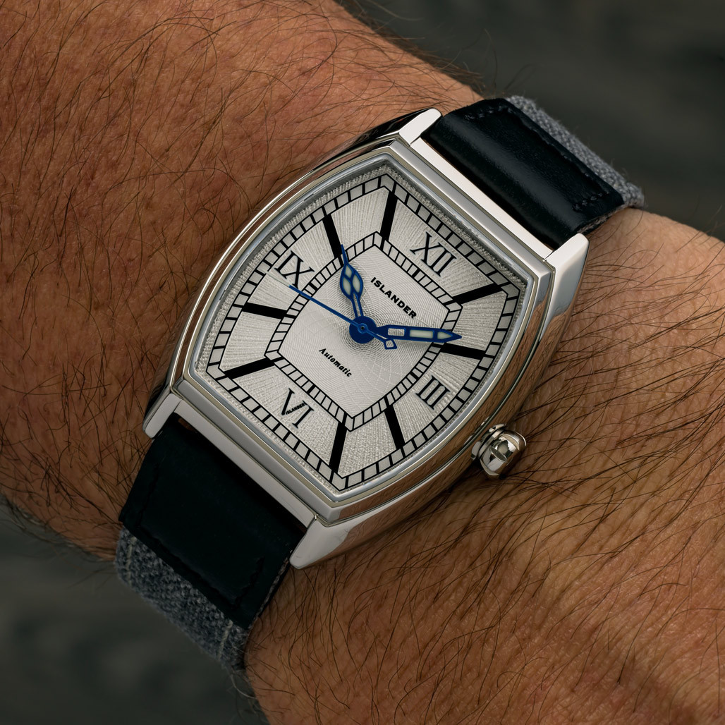 Islander Astoria Automatic Dress Watch with Silver Dial #ISL-262 thumbnail 3