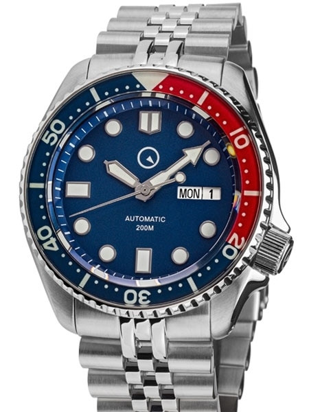 Islander Automatic Dive Watch with Solid-Link Bracelet, AR Sapphire Crystal, and Luminous Sapphire Bezel Insert #ISL-19 selected view