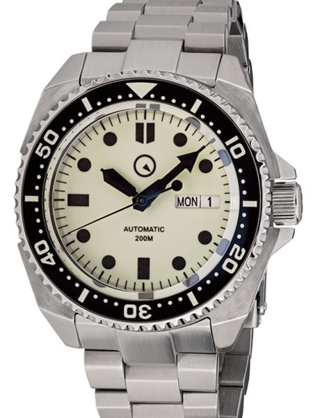 Islander Luminous Dial Automatic Dive Watch with AR Double-Dome Sapphire Crystal, and Luminous Ceramic Bezel Insert #ISL-26 selected view