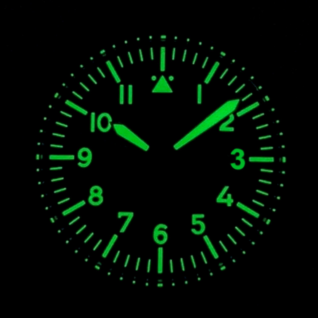 Islander Aviator Automatic Watch with Leather Strap and an Anti-Reflective Sapphire Crystal #ISL-14 thumbnail 3