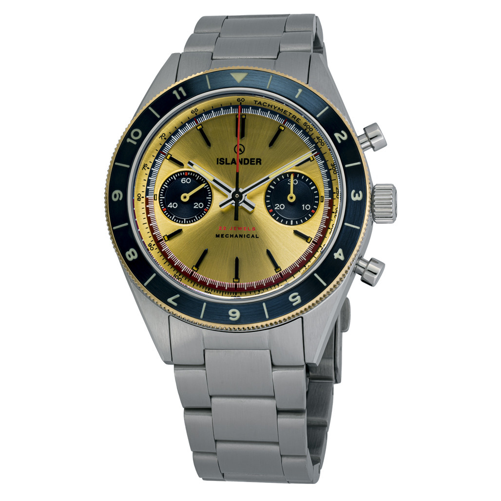 Islander Bridgehampton Racing Chronograph with Golden Dial #ISL-237 selected view