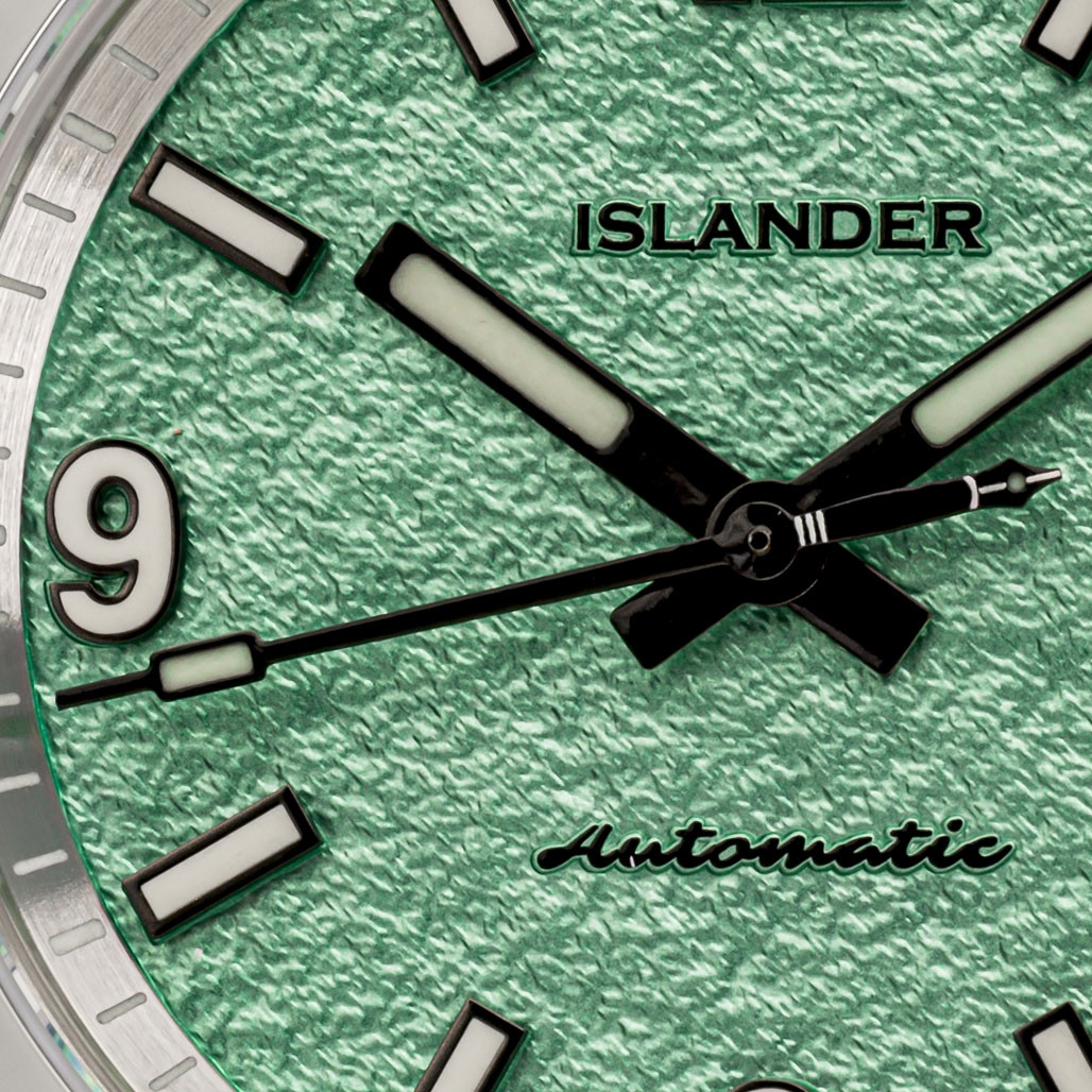 Islander Brookville Calligraphy Edition Watch with Green Parchment Dial #ISL-339 thumbnail 3