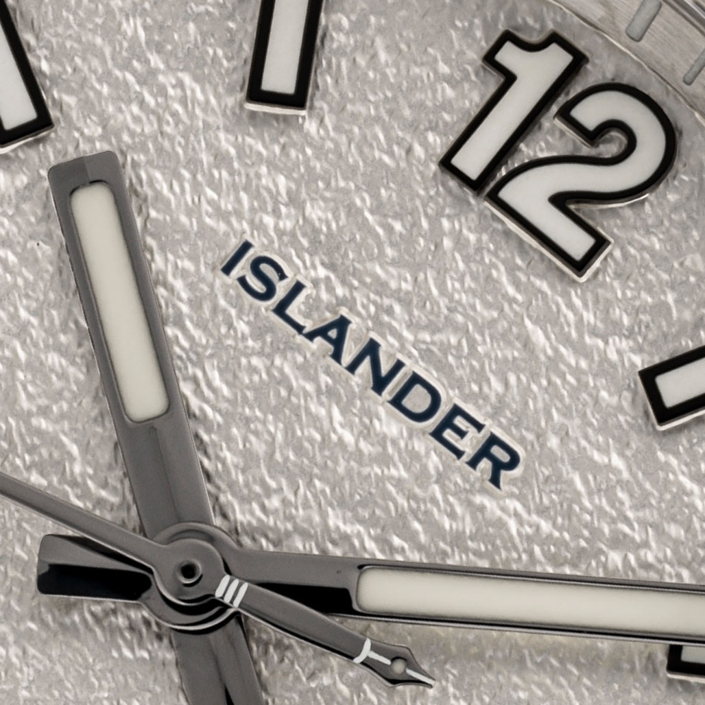 Islander Brookville Calligraphy Edition Watch with Silver Parchment Dial #ISL-319 thumbnail 3