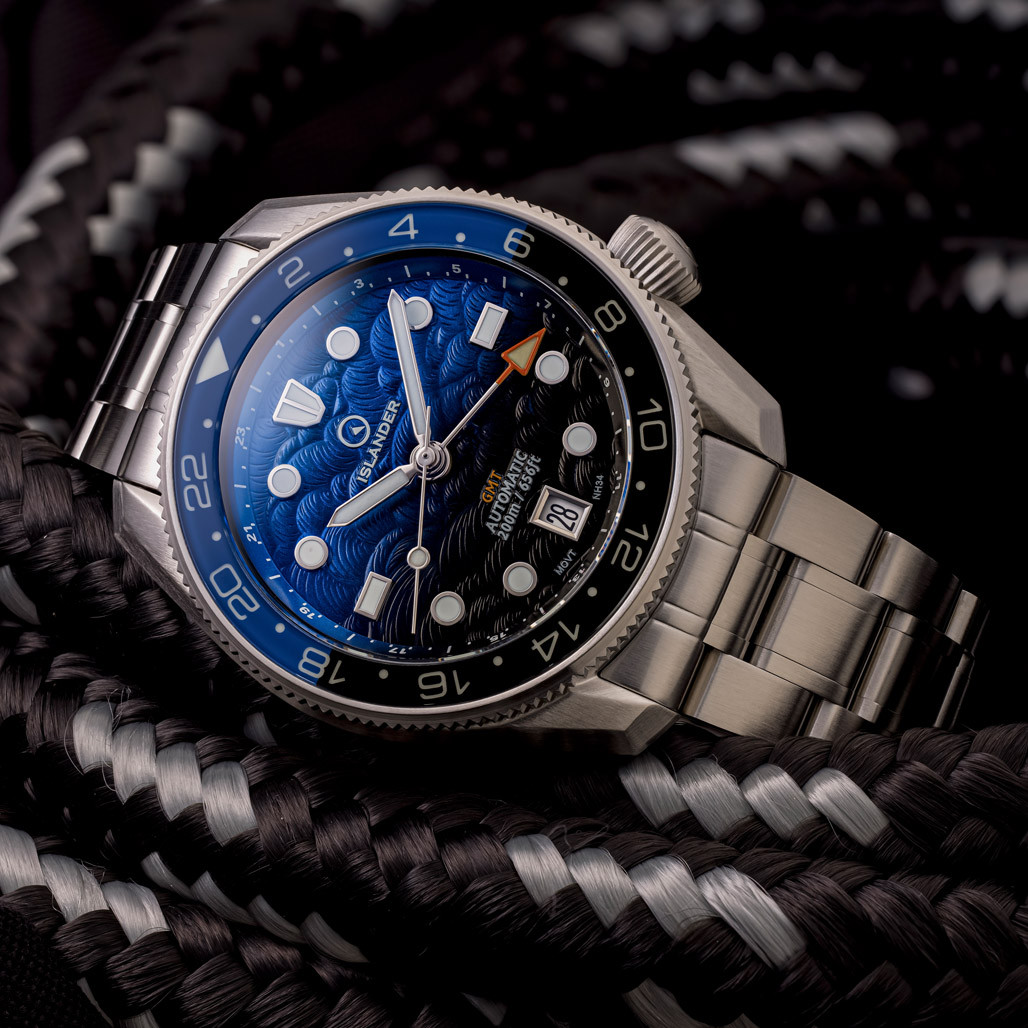 Islander JFK Automatic GMT Watch with Batman Dial #ISL-338 thumbnail 2