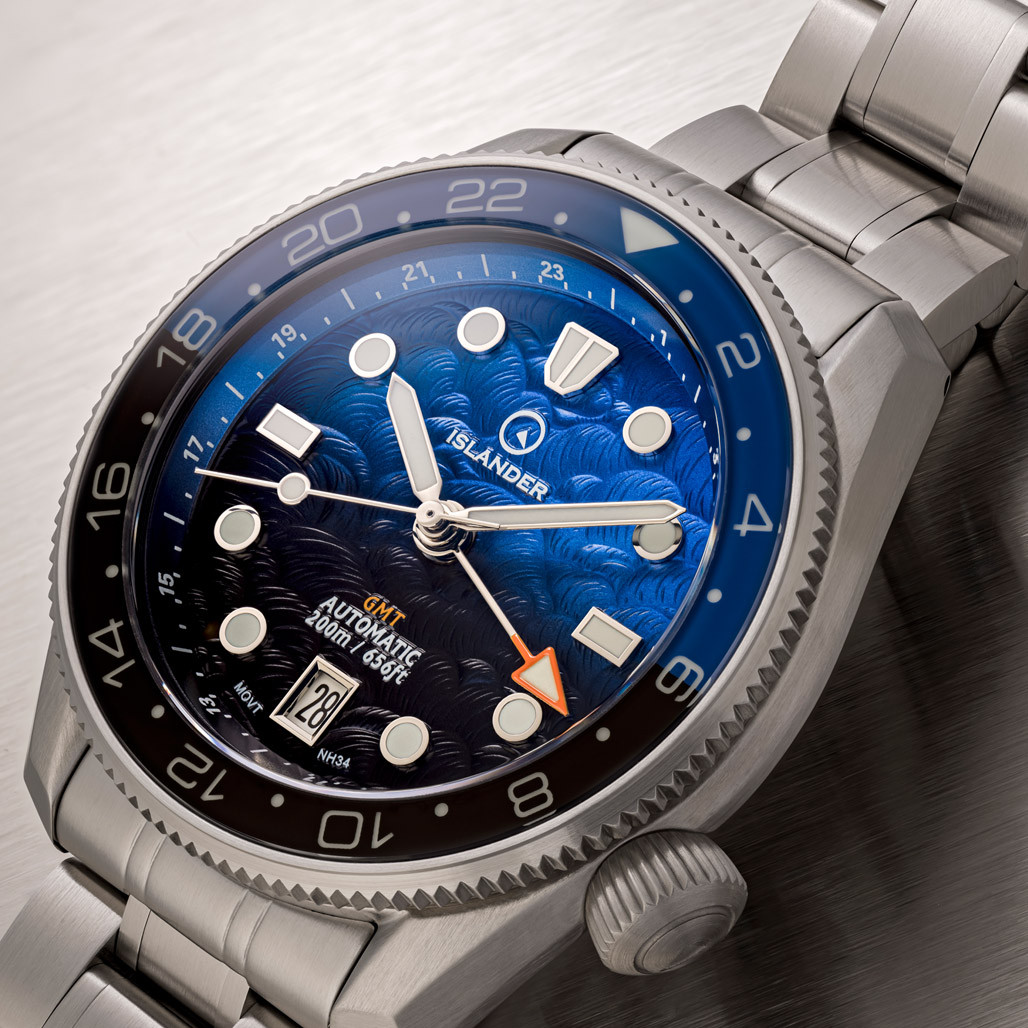 Islander JFK Automatic GMT Watch with Batman Dial #ISL-338 thumbnail 3