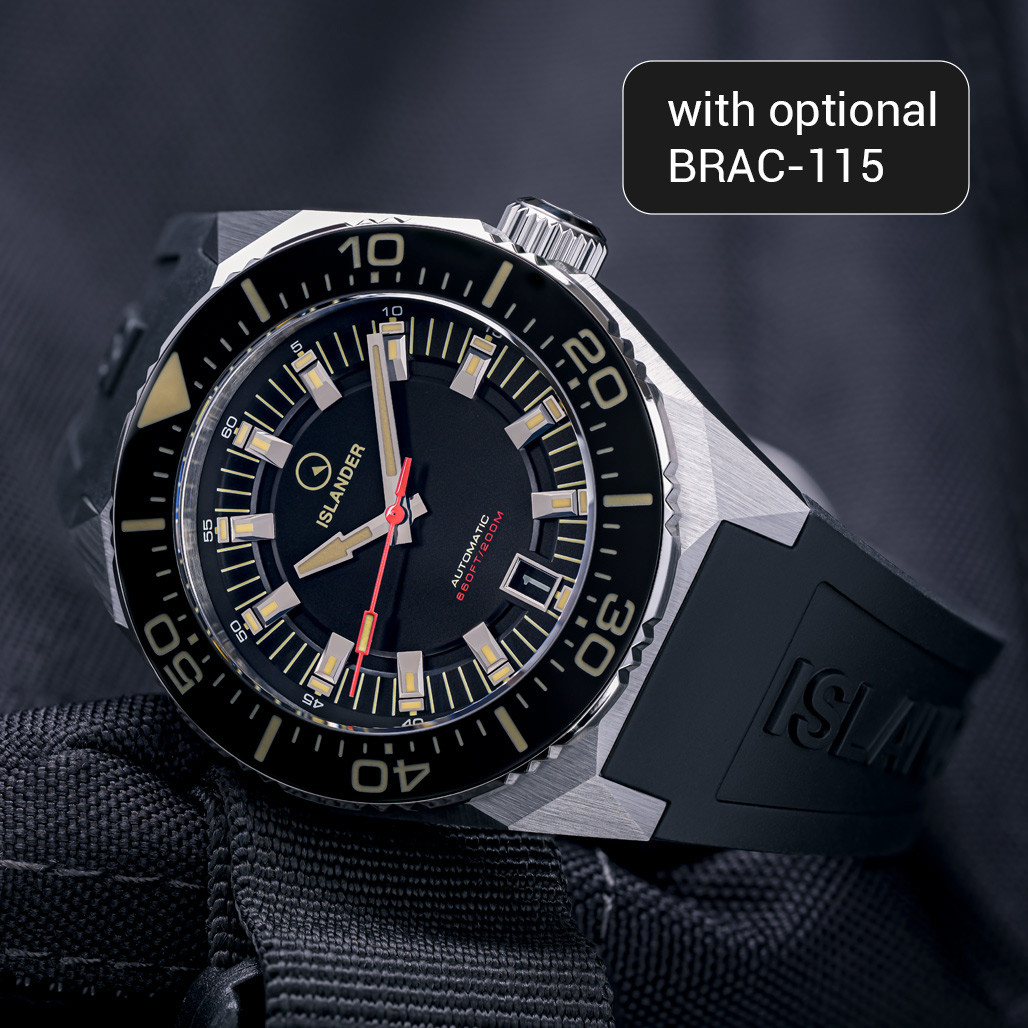 Islander Kings Point Dive Watch with Raven Black Dial #ISL-268 thumbnail 3