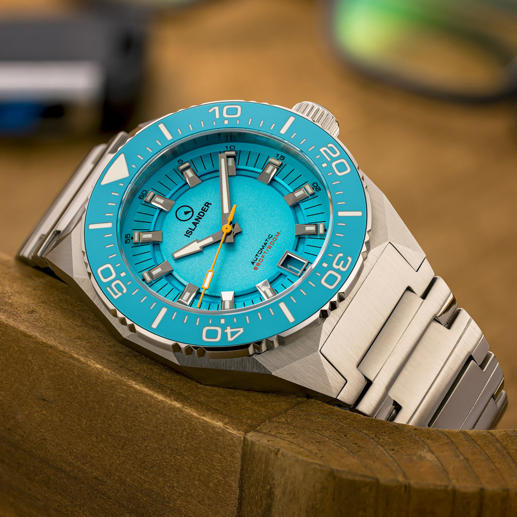 Islander Kings Point Dive Watch with Sky Blue Dial #ISL-271 thumbnail 2