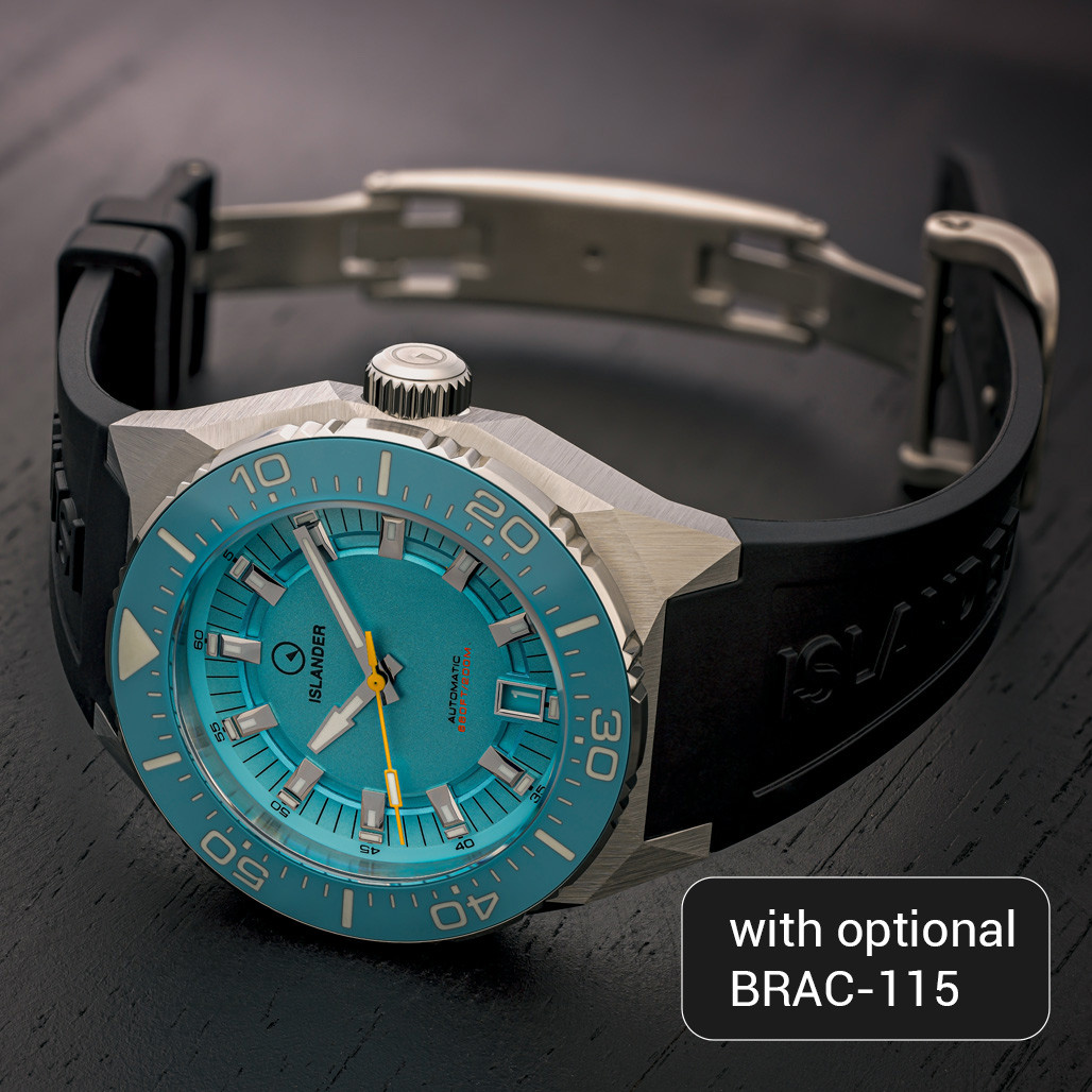 Islander Kings Point Dive Watch with Sky Blue Dial #ISL-271 thumbnail 3