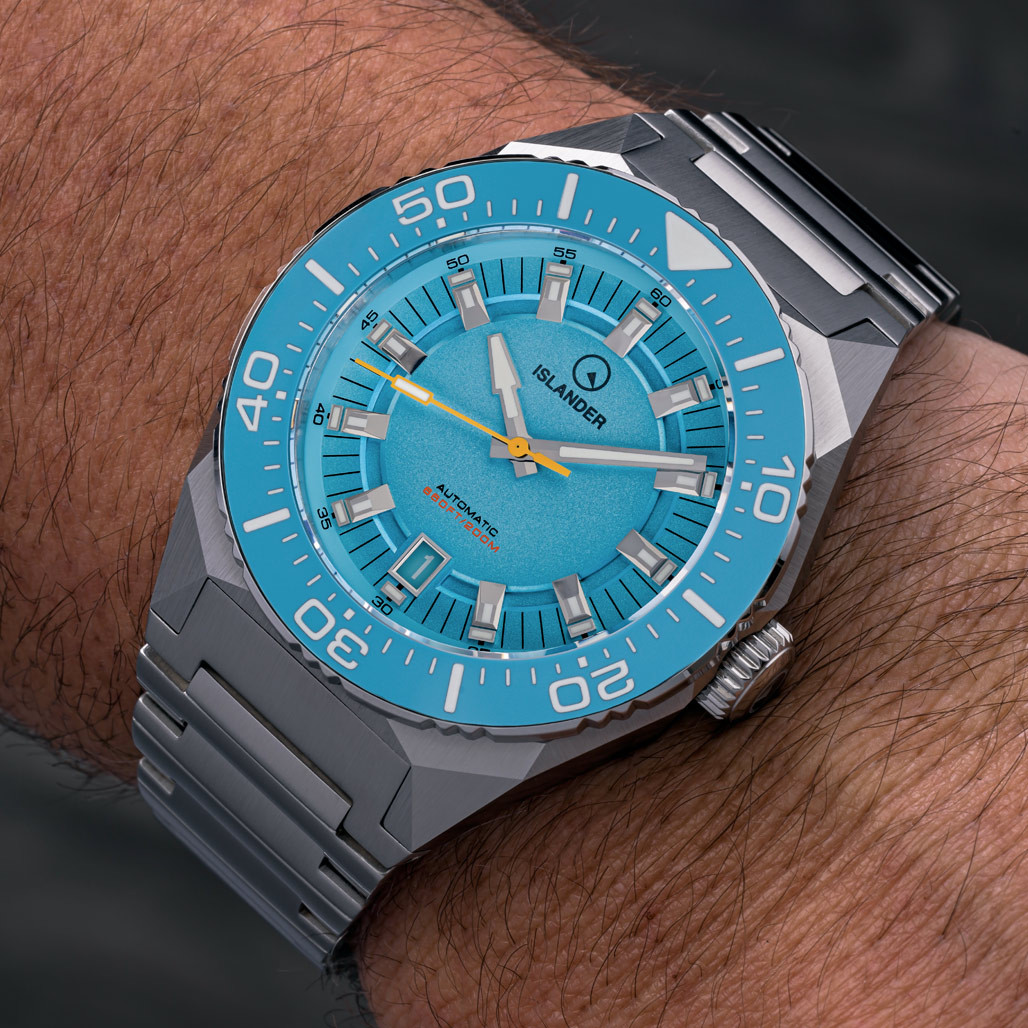 Islander Kings Point Dive Watch with Sky Blue Dial #ISL-271 thumbnail 4