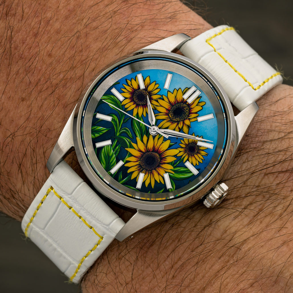 Islander Manhasset 36mm Automatic Watch with Sunflower Dial #ISL-306 thumbnail 3