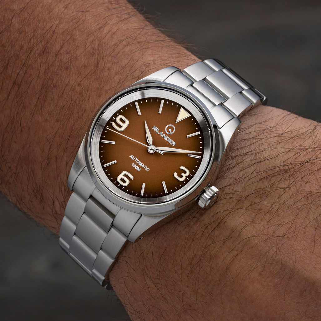 Islander Manhasset 36mm Automatic Watch with Tropic Dial #ISL-286 thumbnail 3