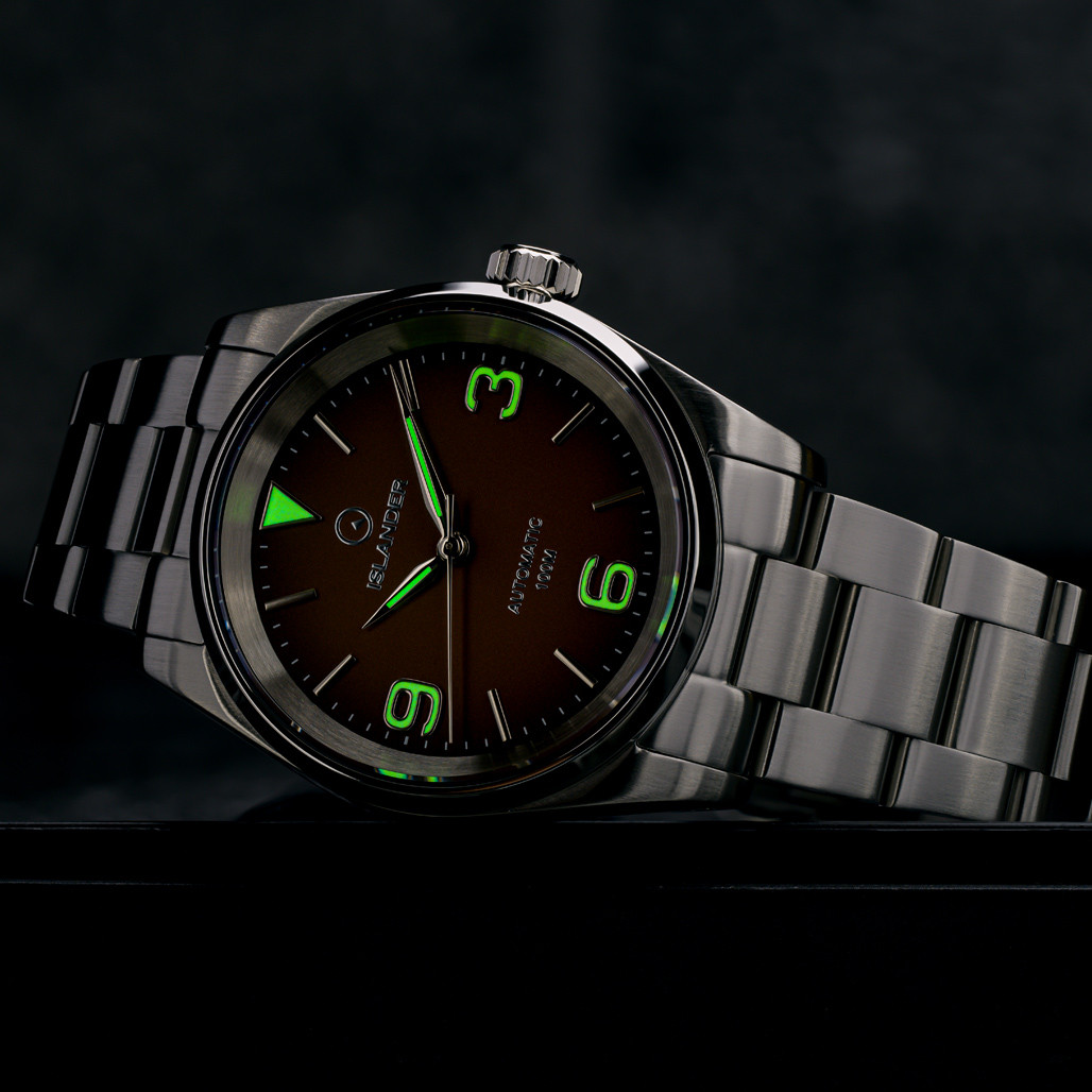 Islander Manhasset 36mm Automatic Watch with Tropic Dial #ISL-286 thumbnail 4