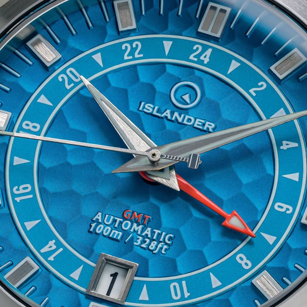 Islander Melville GMT with Blue Hammer Dial #ISL-222 thumbnail 4
