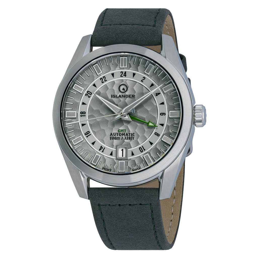 Islander Melville GMT with Grey Hammer Dial #ISL-212 selected view