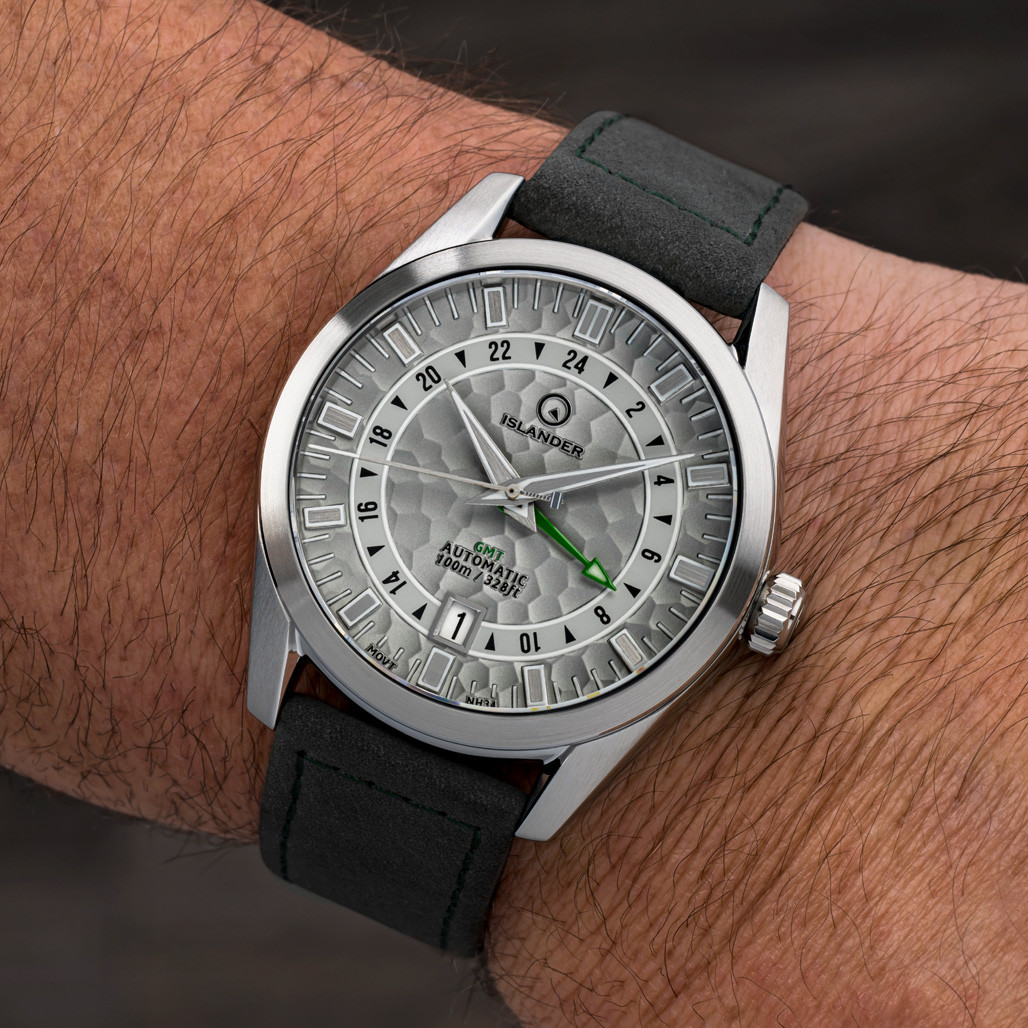 Islander Melville GMT with Grey Hammer Dial #ISL-212 thumbnail 3
