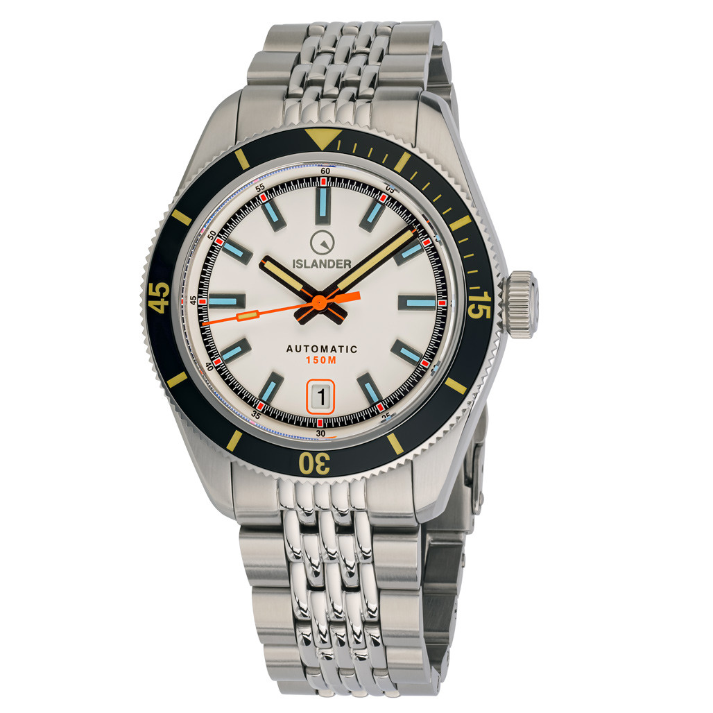 Islander Port Jefferson Skin Diver Automatic Watch with White Dial #ISL-176 selected view