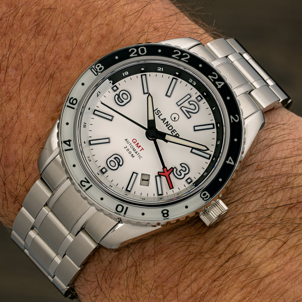 Islander Republic Traveler GMT Watch with White Dial #ISL-275 thumbnail 3