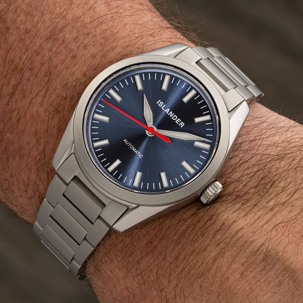 Islander Thunderbolt Pilot Watch with Radiant Blue Dial #ISL-344 thumbnail 3