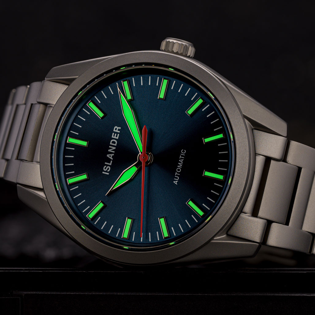 Islander Thunderbolt Pilot Watch with Radiant Blue Dial #ISL-344 thumbnail 4