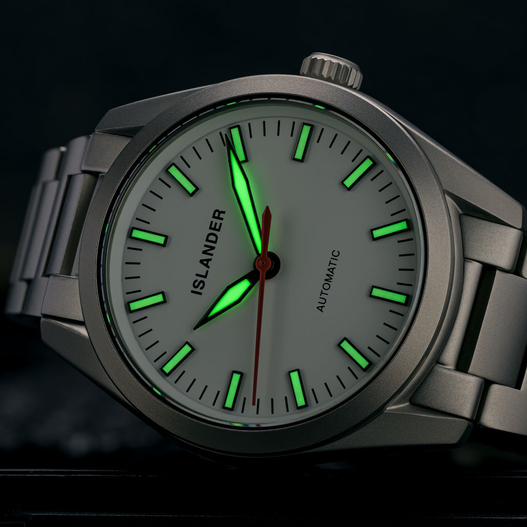 Islander Thunderbolt Pilot Watch with White Dial #ISL-343 thumbnail 4
