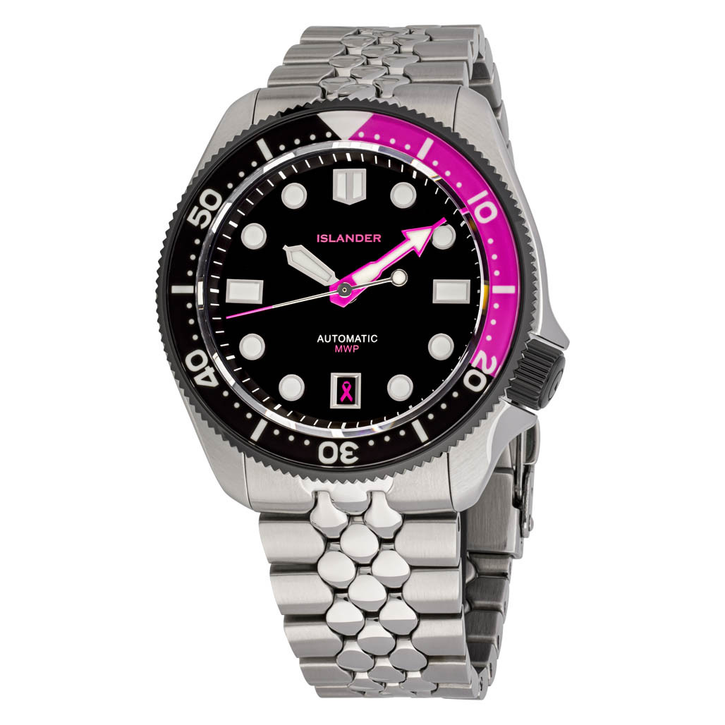Islander x StrapHabit x Brodinkee "MWP" (Men Wear Pink) Charity Watch #ISL-342 selected view