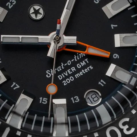Strat-o-timer Titanium Diver GMT: Anthracite