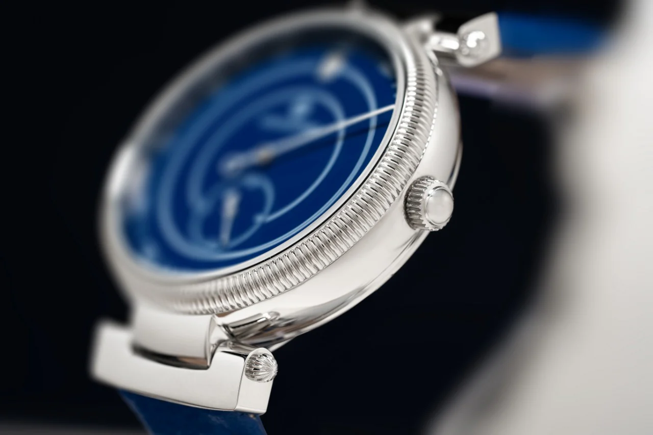 Couple Jumping Hour Watch - Blue thumbnail 3